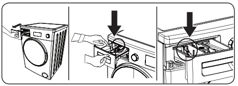SHARP ES-HFH814AWC-IT Washing Machine - Detergentr
