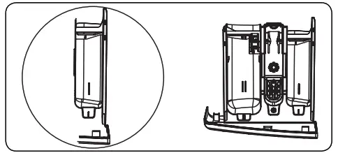 SHARP ES-HFH814AWC-IT Washing Machine - compartment