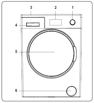 SHARP ES-HFH814AWC-IT Washing Machine - sfication