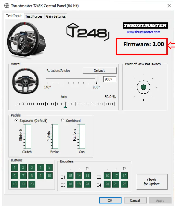 THRUSTMASTER T248 Racing Wheel and Magnetic Pedal - 5
