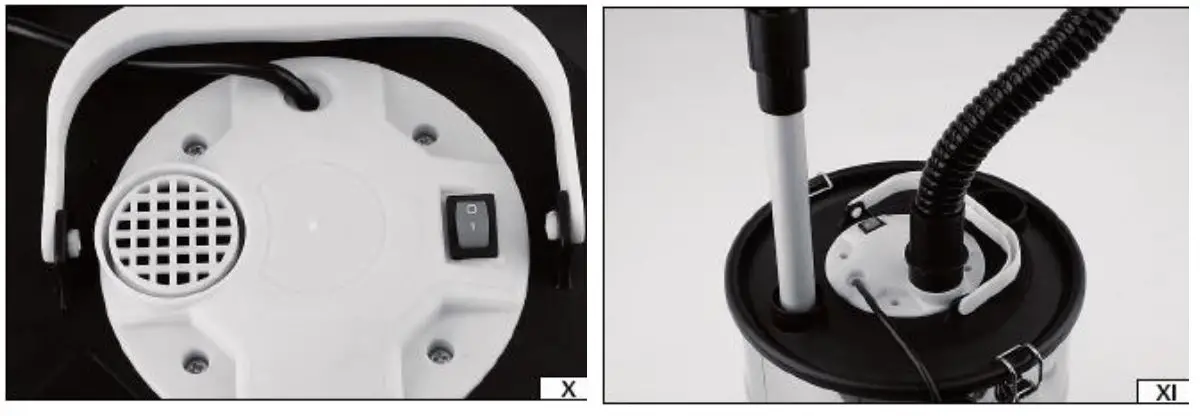 wiltec 63122 Ash Vacuum Cleaner 20 ℓ - figure 10,11