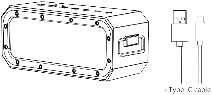 Shenzhen Chaowei Technology V10 Max Bluetooth Speaker - Accessory