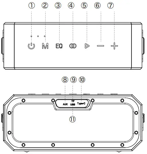 Shenzhen Chaowei Technology V10 Max Bluetooth Speaker - IIustration
