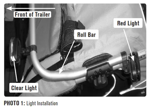 BURLEY 09 D'Lite Encore and Solo Child TrailerS - mounted
