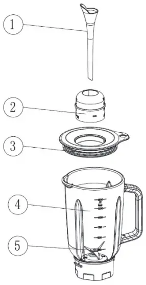 BLENDING JAR ASSEMBLY