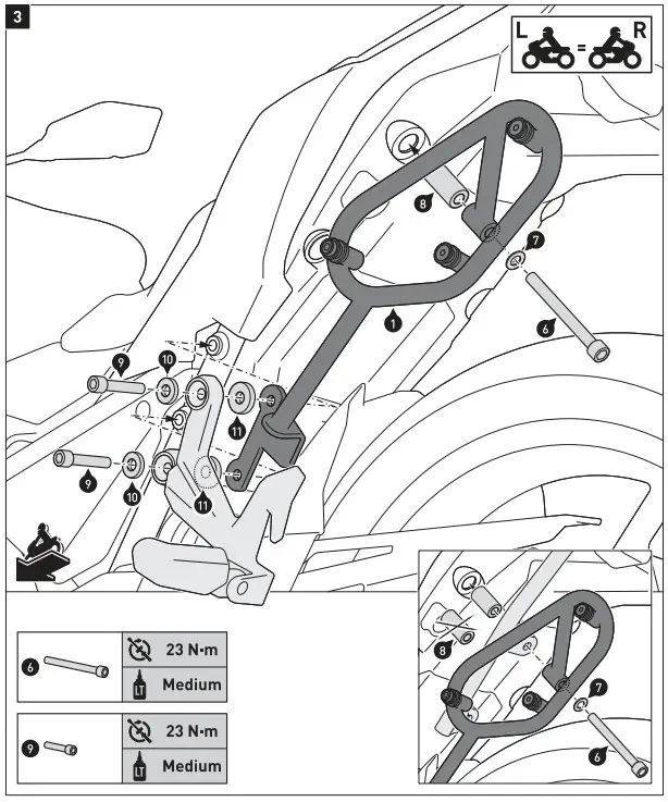 SW-MOTECH 10051479 SLC Side Carrier - fig 3