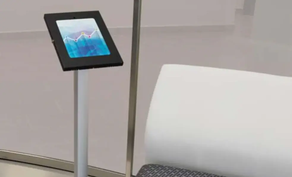 Neomounts Tablet-s100silver Anti Theft Tablet Floor Stand Instruction Manual