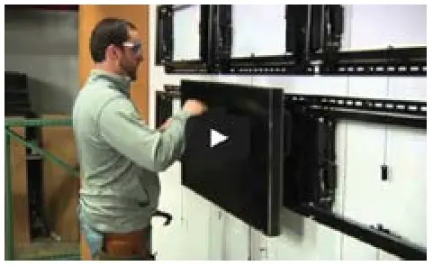 CHIEF LVS1U ConnexSys Video Wall Mount System - SEE HOW IT WORKS