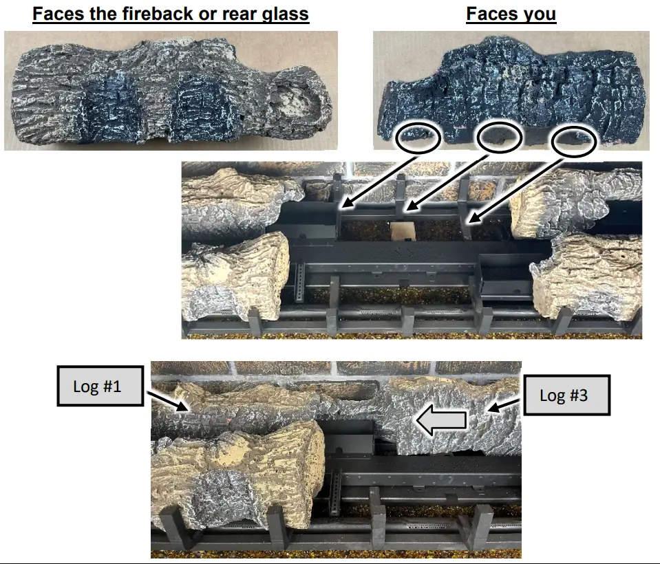 TRAVIS INDUSTRIES 48 Inch DaVinci Timber Fire Log Set - fig 18