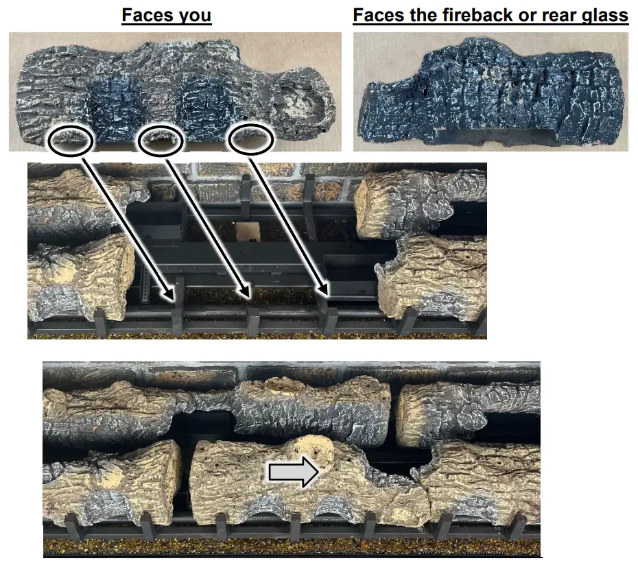 TRAVIS INDUSTRIES 48 Inch DaVinci Timber Fire Log Set - fig 19