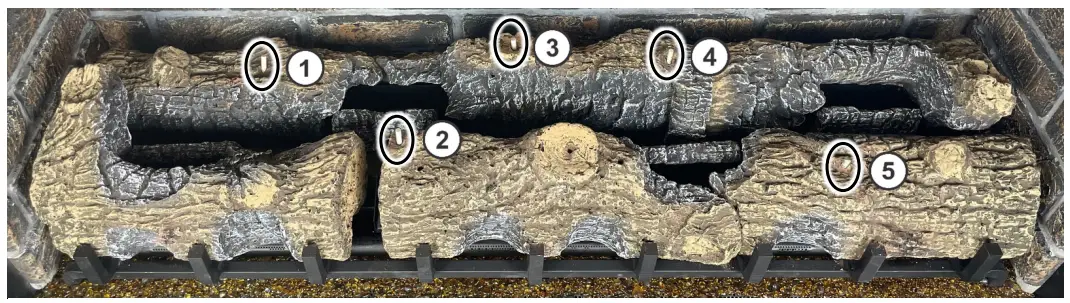 TRAVIS INDUSTRIES 48 Inch DaVinci Timber Fire Log Set - fig 23