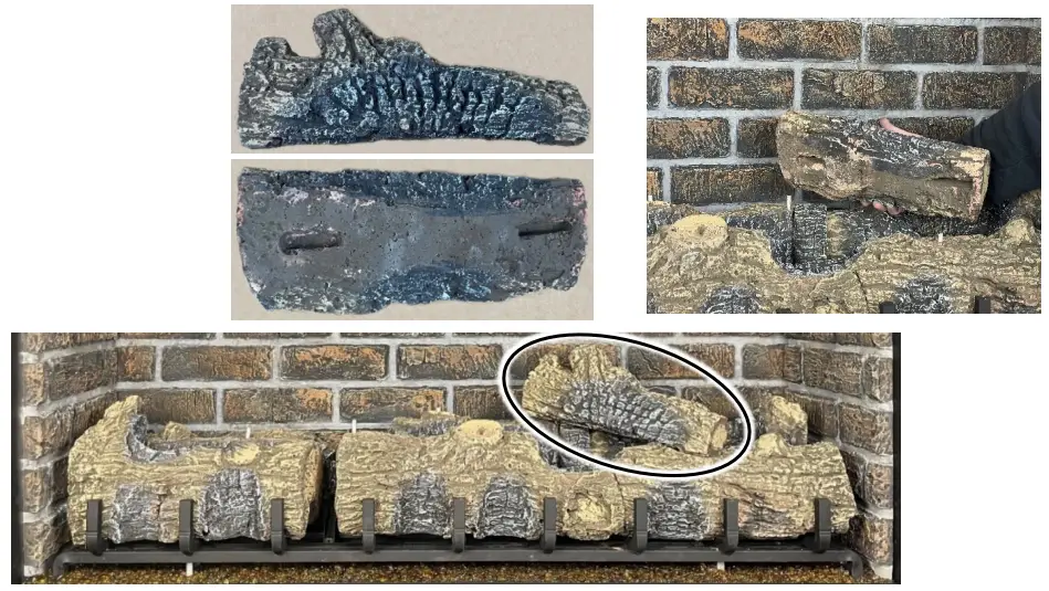 TRAVIS INDUSTRIES 48 Inch DaVinci Timber Fire Log Set - fig 24