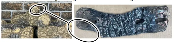 TRAVIS INDUSTRIES 48 Inch DaVinci Timber Fire Log Set - fig 28