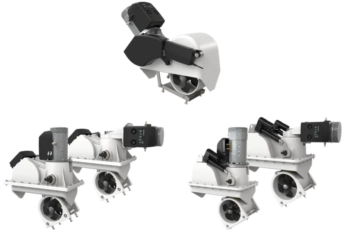 SLEIPNER SR Series Electric Retract Thruster - Figure