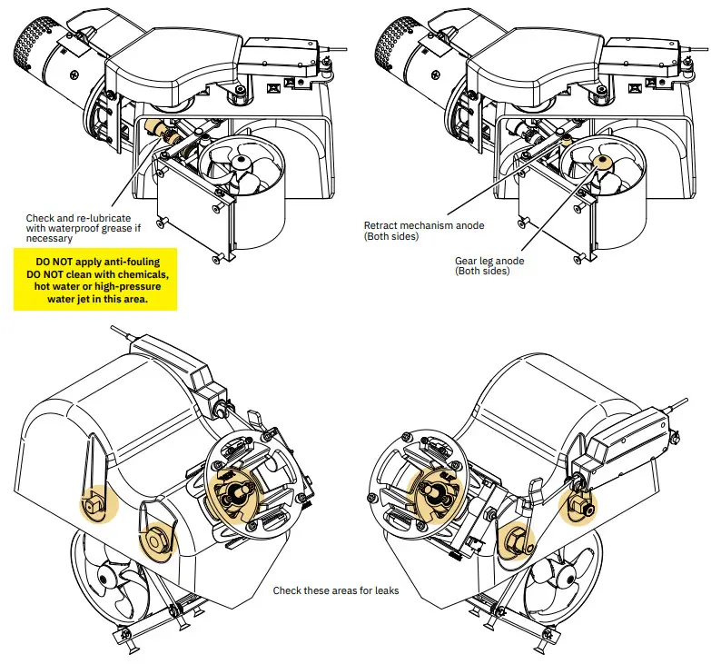 SLEIPNER SR Series Electric Retract Thruster - SR80 SR100