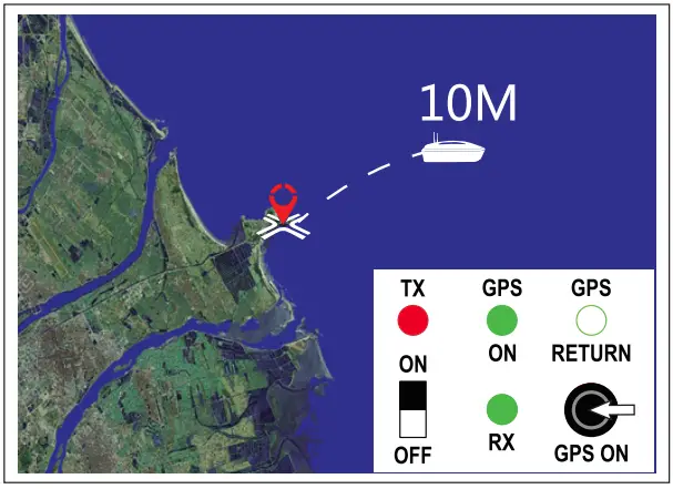 REELY RBR BT600 24 GHz GPS Bait Boat RtR - Home point setting 22
