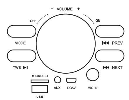 ZIZO-SPK-AMPFY-Amplify-Portable-LED-Bluetooth-TWS-Speaker-fig-1