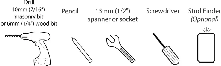 Ventry BTV510 Universal Flat Screen Wall Mount 2