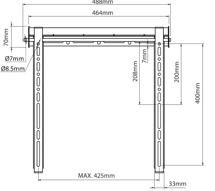 Ventry BTV510 Universal Flat Screen Wall Mount 7