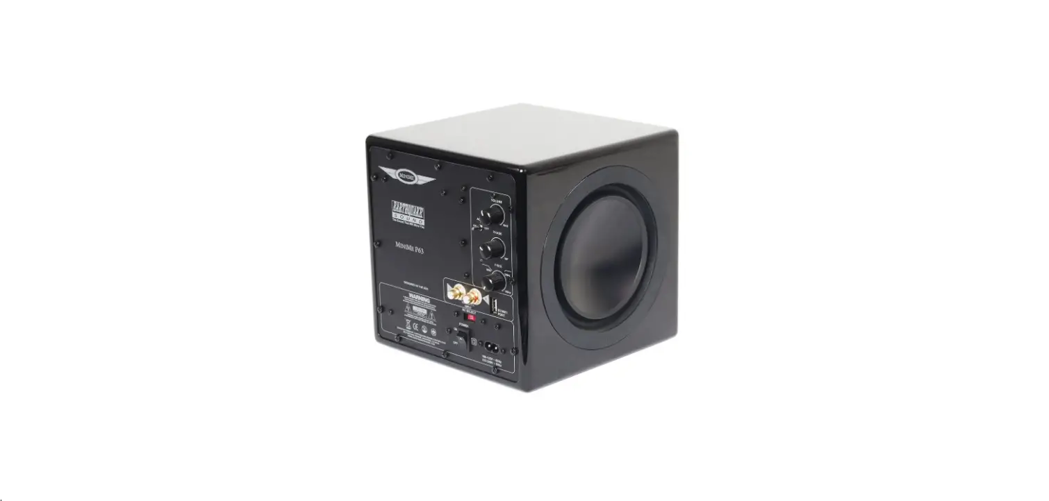 Earthquake Sound Minime-p63 Compact Subwoofer-user Manual
