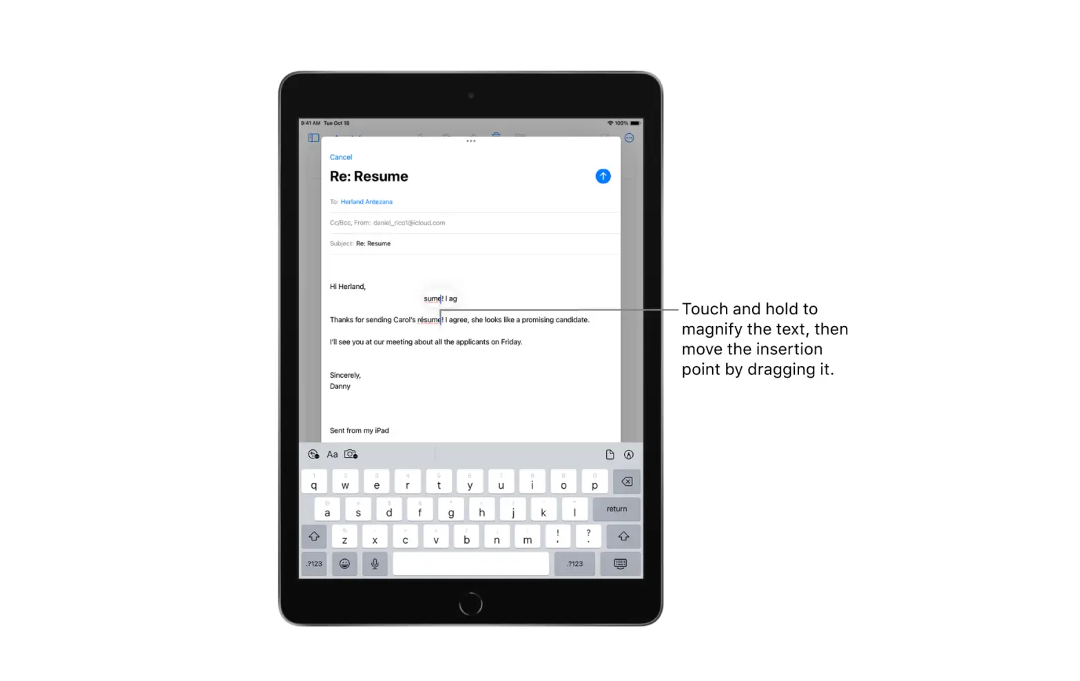 Select And Edit Text On Ipad Select And Edit Text On Ipad