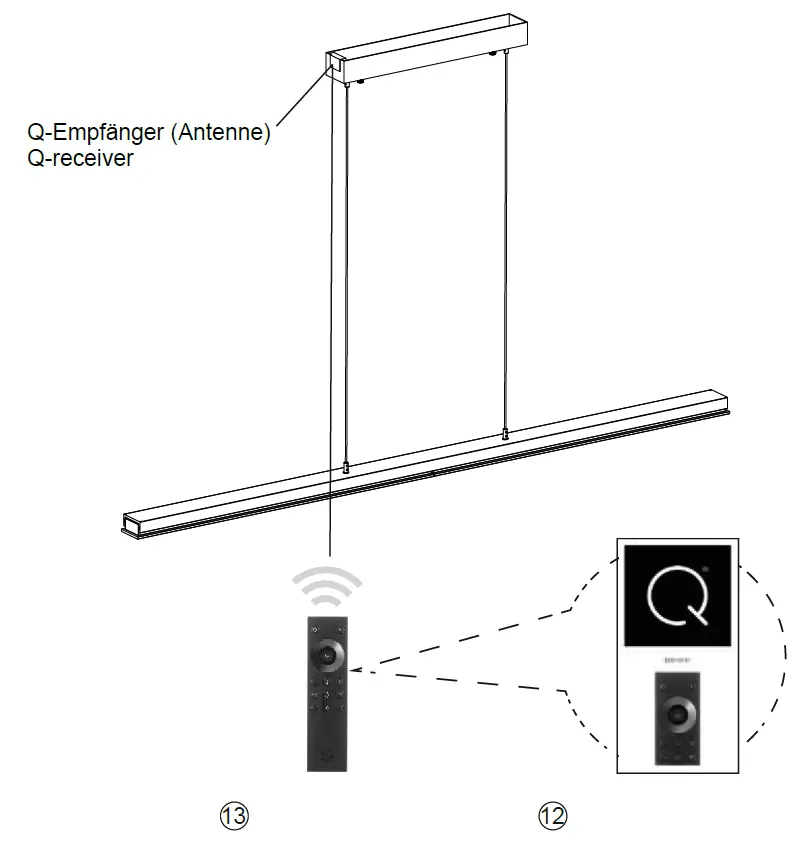 Paul Neuhaus 2618 Q-Henrik LED Pendant Light 07