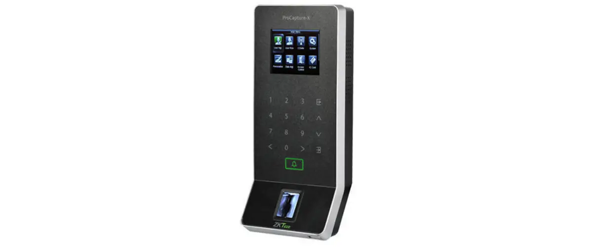 Zkteco Procapture-t Fingerprint Access Control Terminal Installation Guide