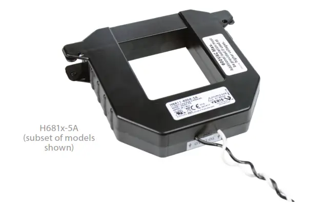 VERIS INDUSTRIES H681X-5A SERIES Split-Core Current Transformers - fig
