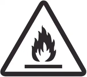 Caution - Risk of fire
