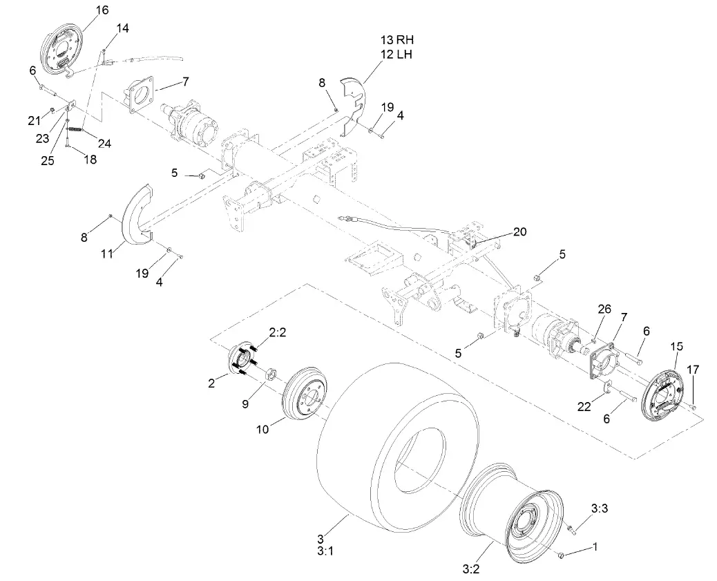 TORO 03674 Reelmaster 5010-H Traction Unit 11