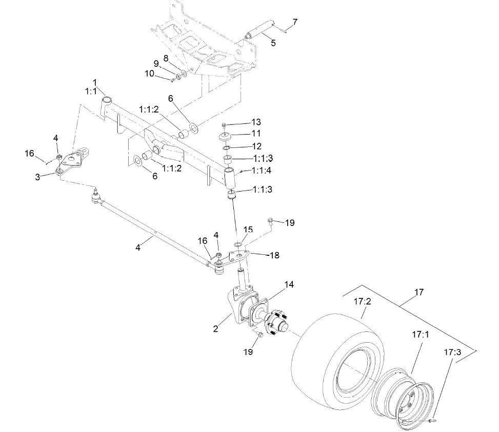 TORO 03674 Reelmaster 5010-H Traction Unit 15