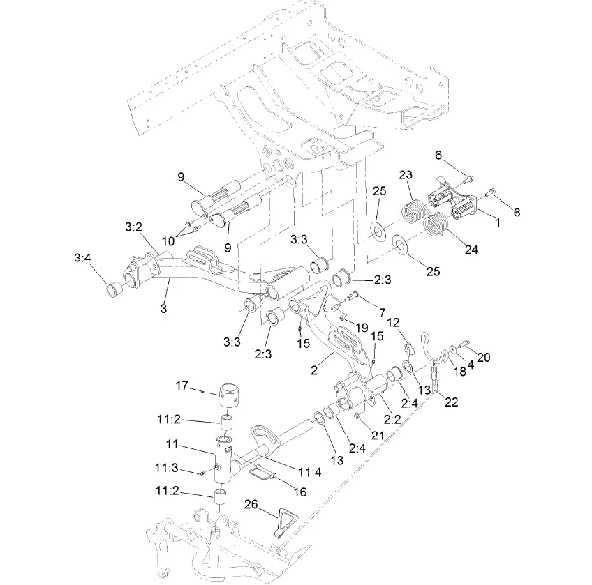 TORO 03674 Reelmaster 5010-H Traction Unit 19
