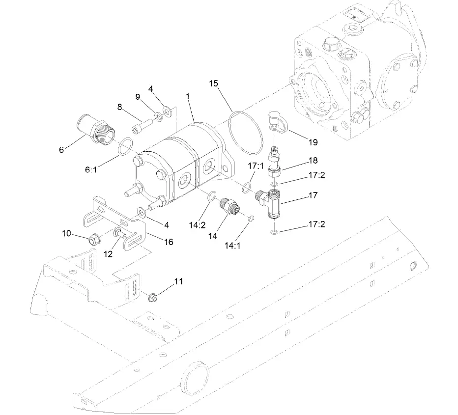 TORO 03674 Reelmaster 5010-H Traction Unit 22