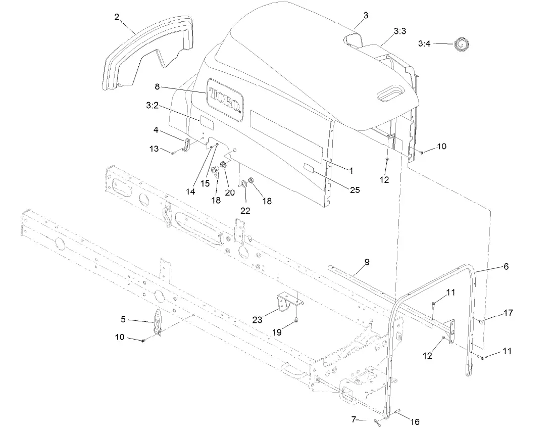 TORO 03674 Reelmaster 5010-H Traction Unit 25