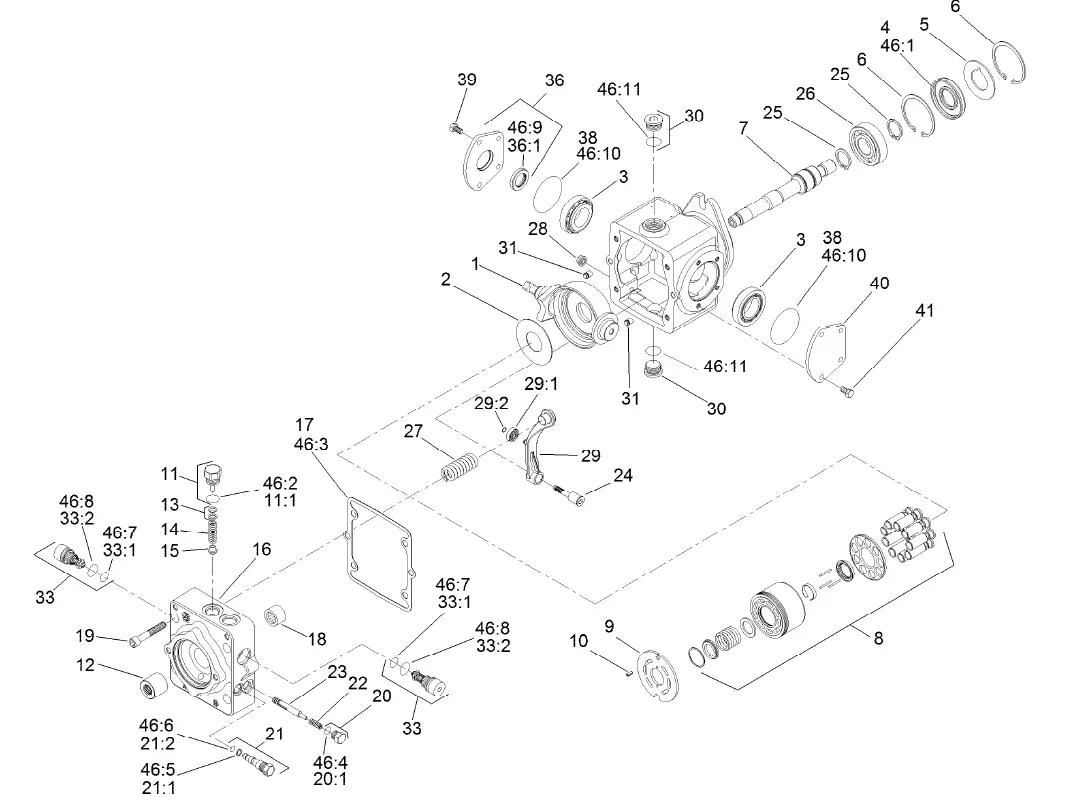 TORO 03674 Reelmaster 5010-H Traction Unit 33
