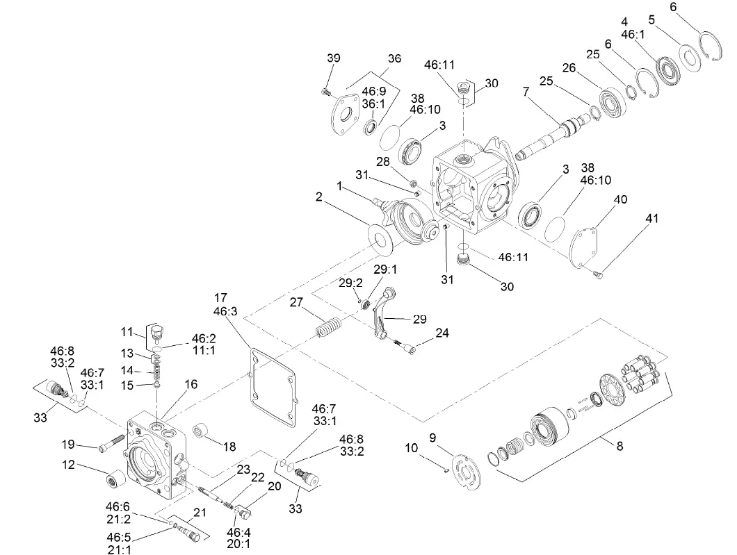 TORO 03674 Reelmaster 5010-H Traction Unit 34