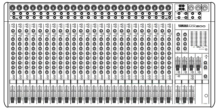 YAMAHA MX 200 Series Mixing Console