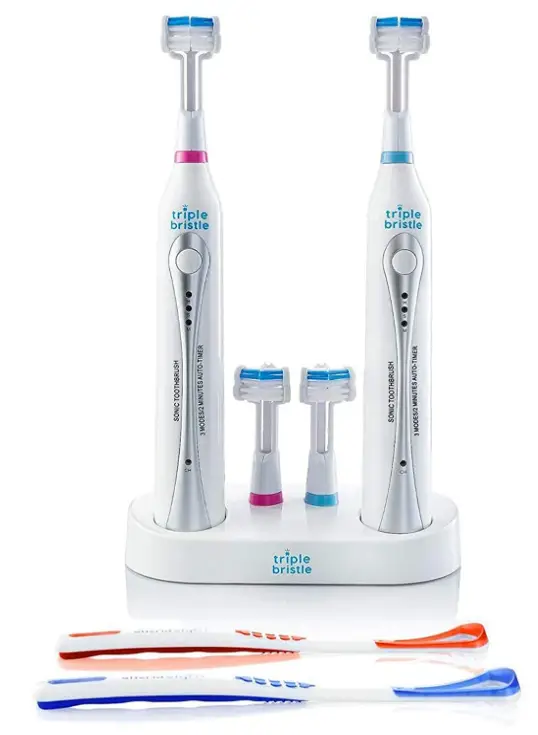 Triple Bristle Duo 2 Sonic Toothbrushes