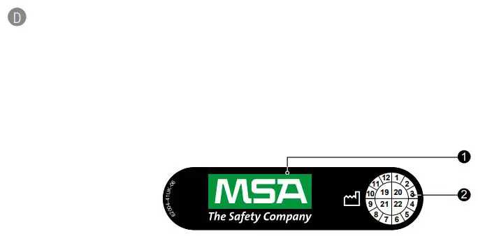 MSA Latchways Self Reracting Lifeline SRL Instruction Manual - Fig D