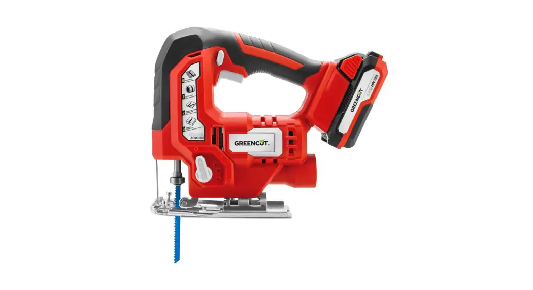Greencut Srj200l 20v Lithium Battery Cordless Jigsaw Instruction Manual