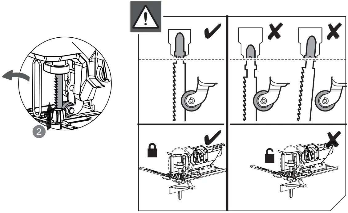 GREENCUT SRJ200L 20V Lithium Battery Cordless Jigsaw parts 3