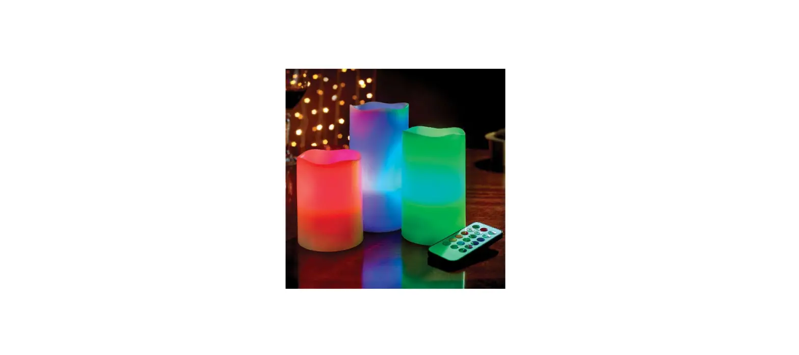 Coopers H949 S/3 Colour Changing Led Candles Owner's Manual