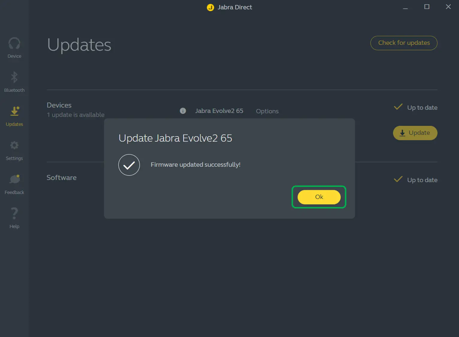 Jabra Evolve2 75 Charging Stand USB A for Wireless Headset - Update the firmware 4