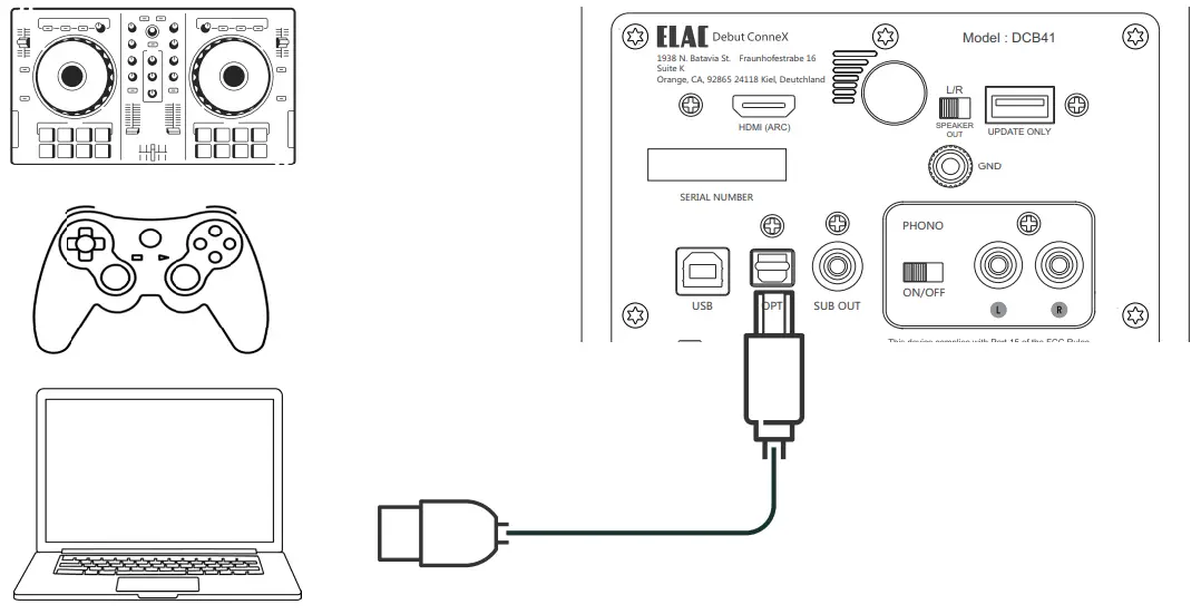 ELAC DCB41 ConneX Powered Speakers - fig 6