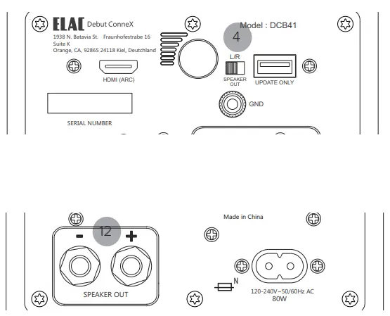 ELAC DCB41 ConneX Powered Speakers - fig 8