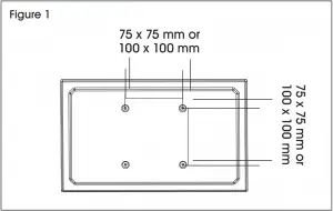 ULINE H-7620 Single Monitor Mount Easy Adjust Figure 1