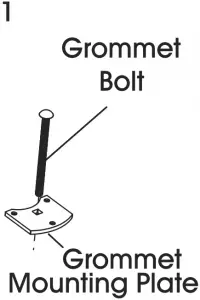 ULINE H-7620 Single Monitor Mount Easy Adjust Figure 3-1