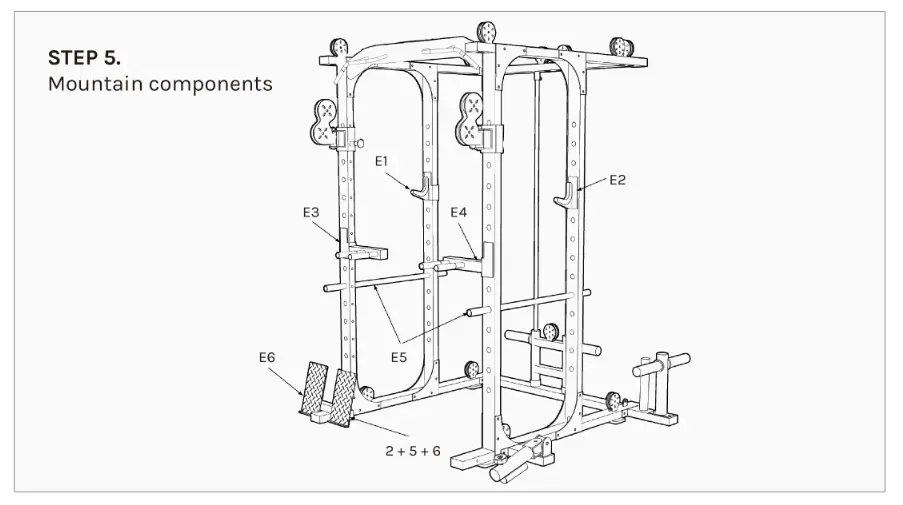 LSG GRK100 Multi Function Power Rack with Adjustable Cable Pulleys - fig 7