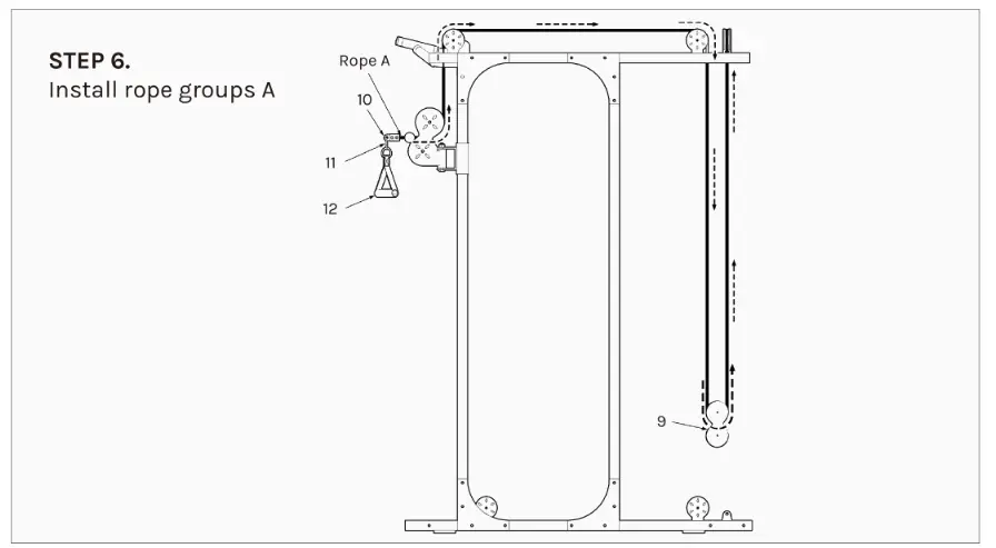LSG GRK100 Multi Function Power Rack with Adjustable Cable Pulleys - fig 8