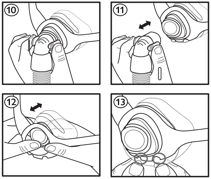PHILIPS Respironics Wisp Nasal Mask - Disassembly
